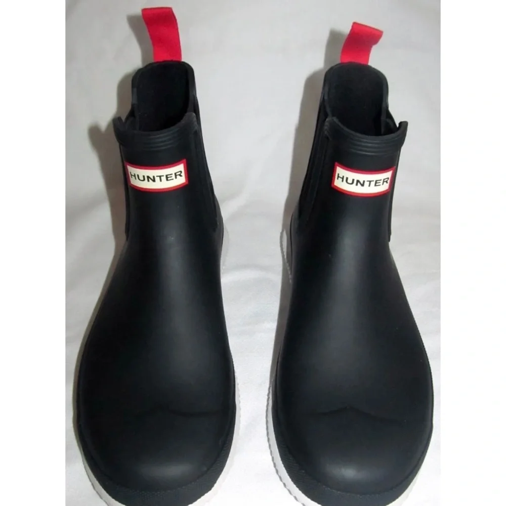 New Hunter Original Navy Rubber Chelsea Waterproof Rain Snow Boots Mens Size 12